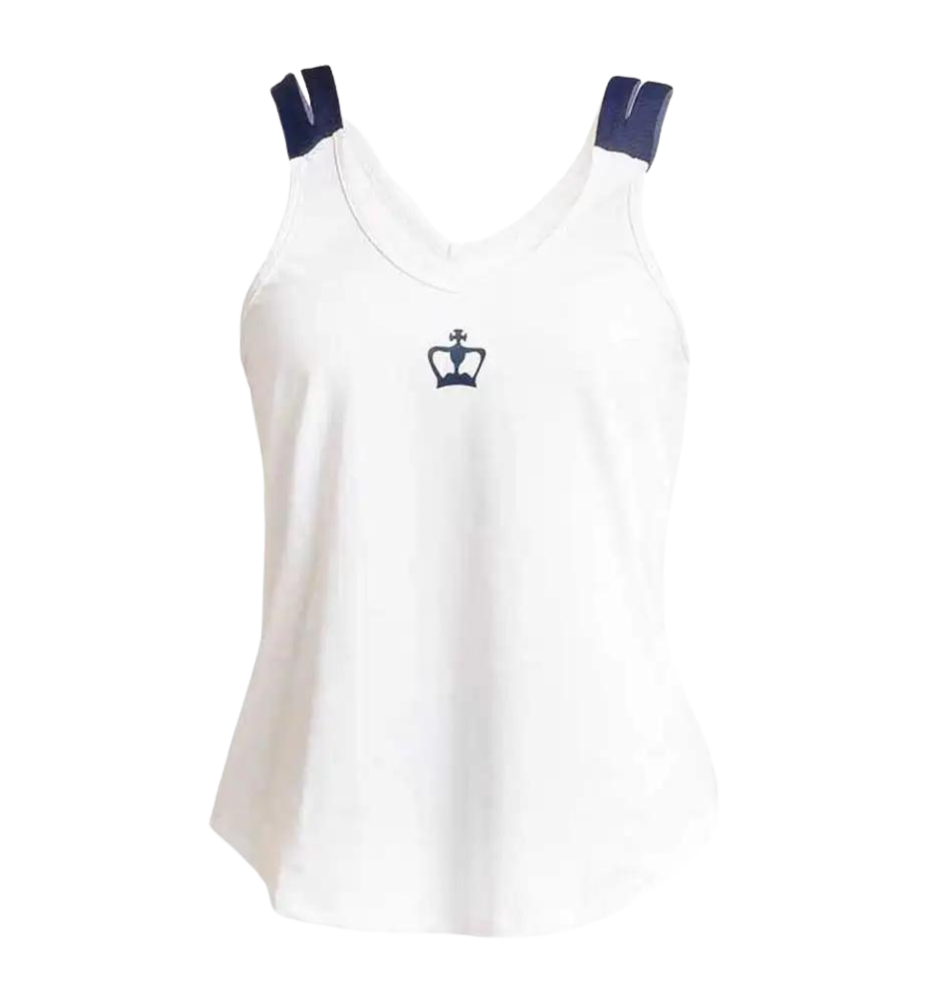 Black Crown Oslo Tank Top Woman White