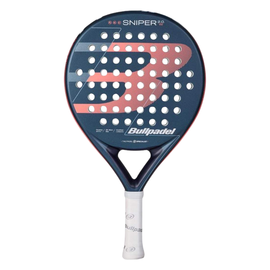 Bullpadel Sniper 2.0 Control 2026 - Navy padel racket - round shape