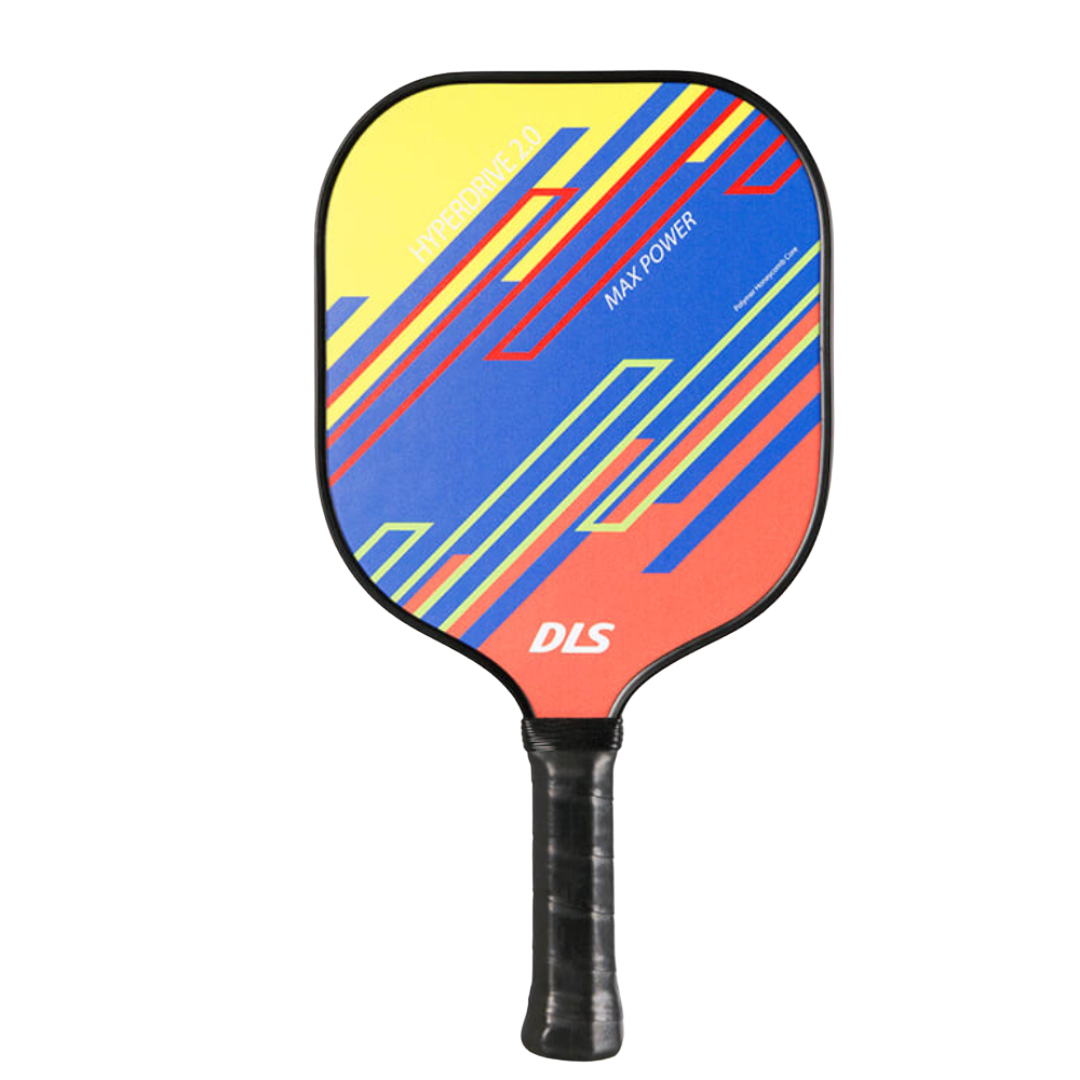 DLS Hyperdrive 2.0 Pickleball Paddle (Yellow/Purple/Orange)