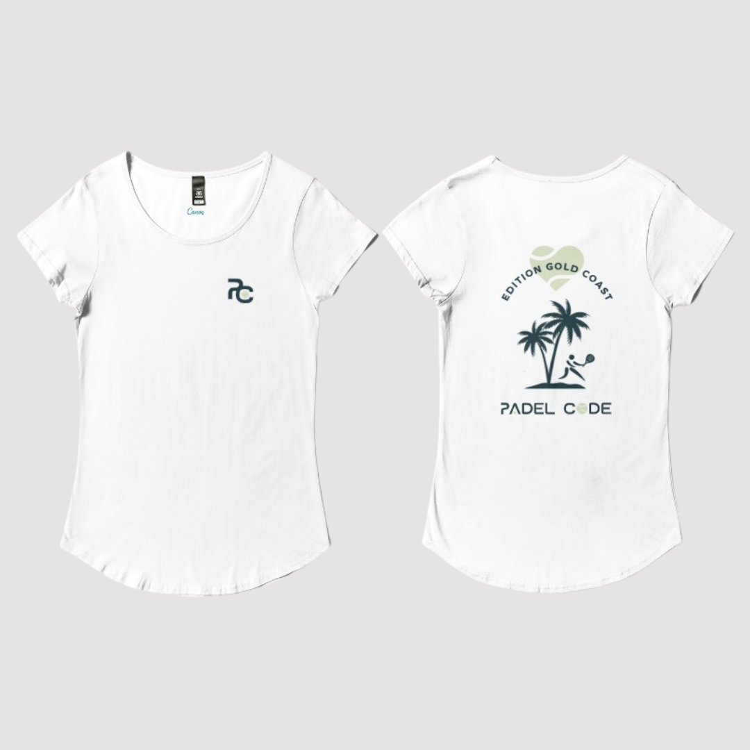 Padel Code T-shirt Gold Coast Limited Edition Women