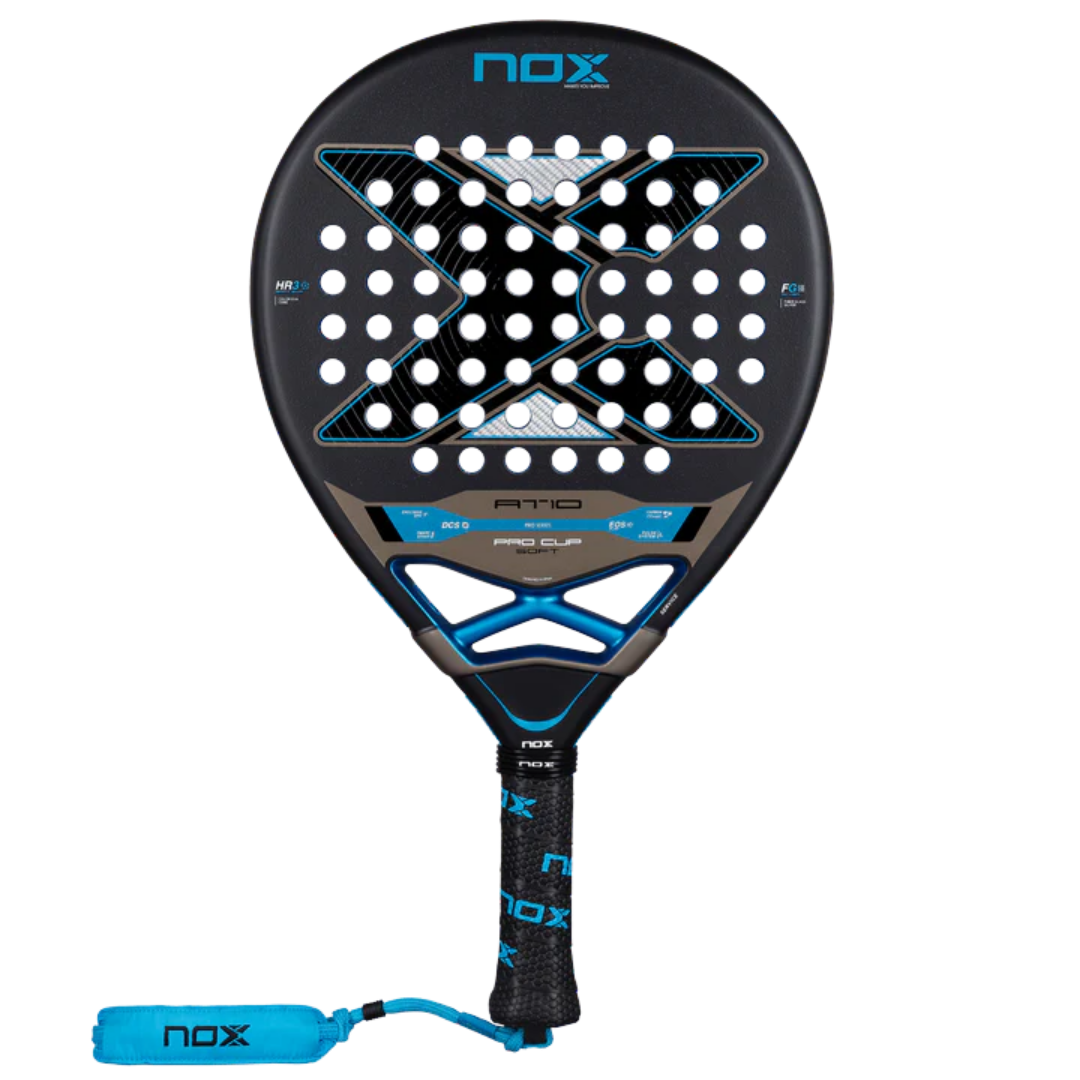 NOX AT10 Pro Cup SOFT by Agustín Tapia padel racket - teardrop shape
