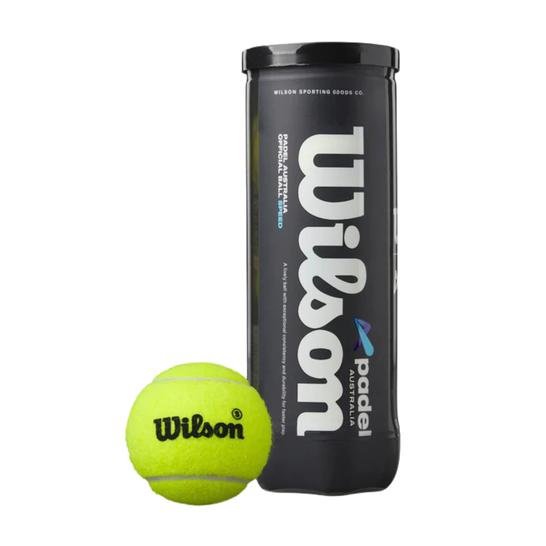 Padel Australia X Wilson Premium Padel Balls (x3 Ball Can)