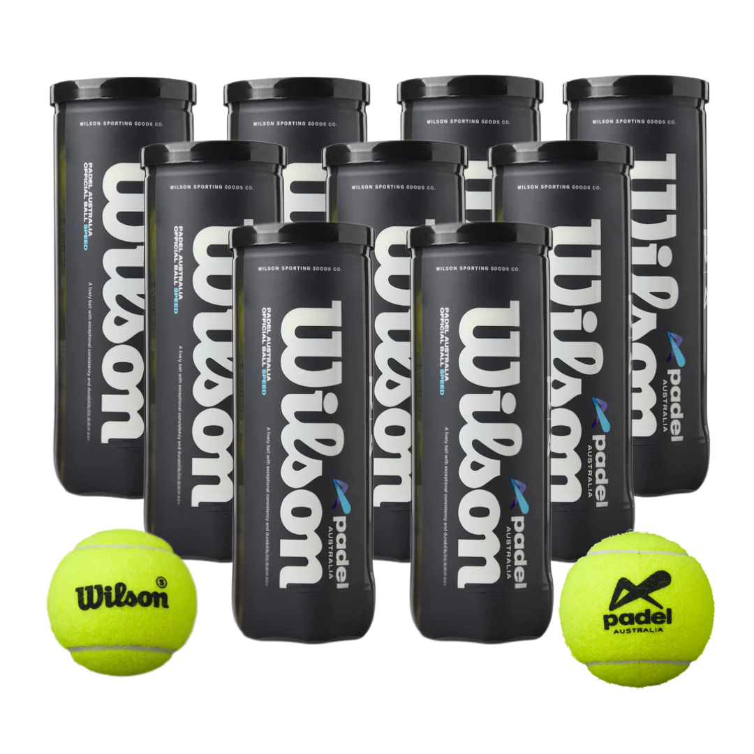 x9 Cans - Padel Australia X Wilson Premium Padel Balls