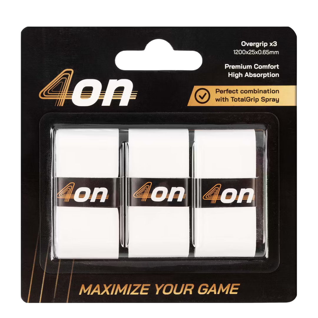 4on Premium Comfort Overgrips - 3 Pack