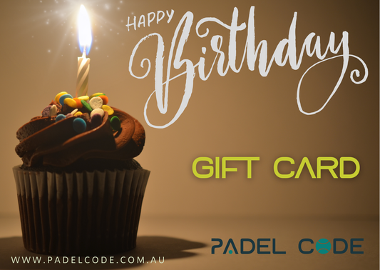 Padel Code Birthday Gift Card