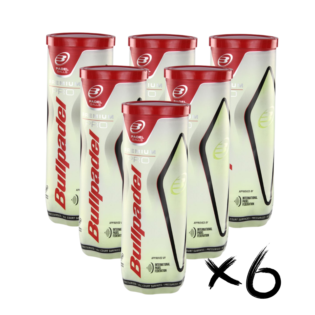 x6 Cans - Bullpadel Premium Pro Balls