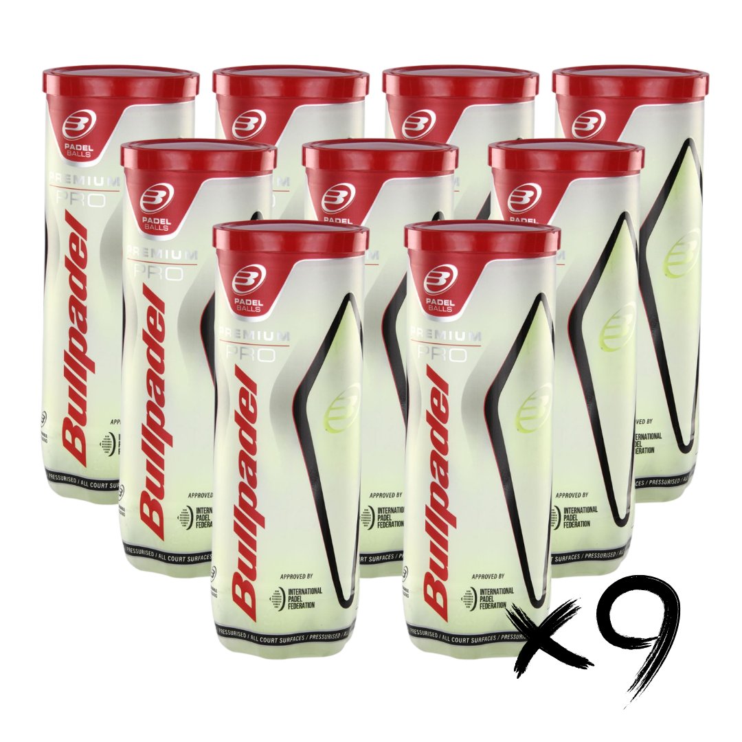 x9 Cans - Bullpadel Premium Pro Balls