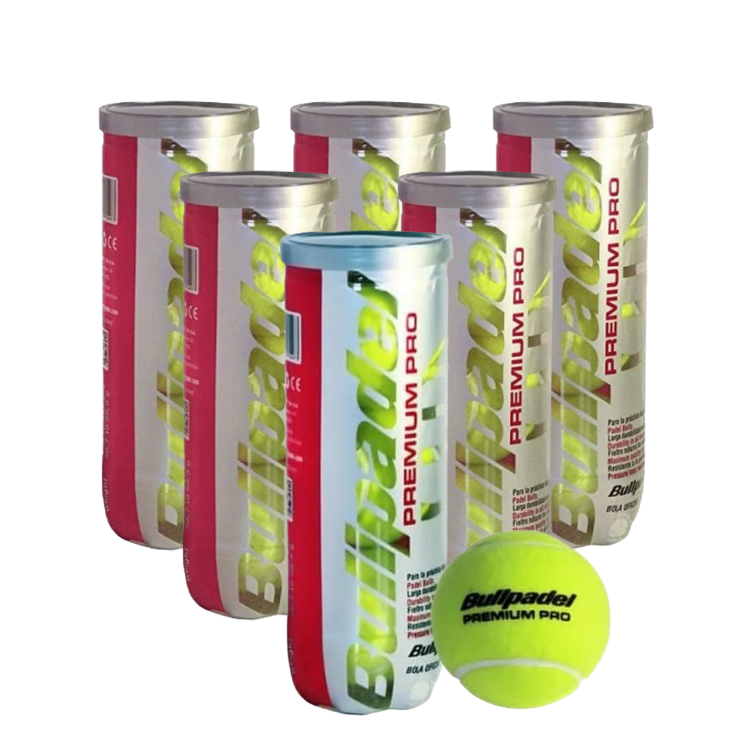 x6 Cans - Bullpadel Premium Pro Balls