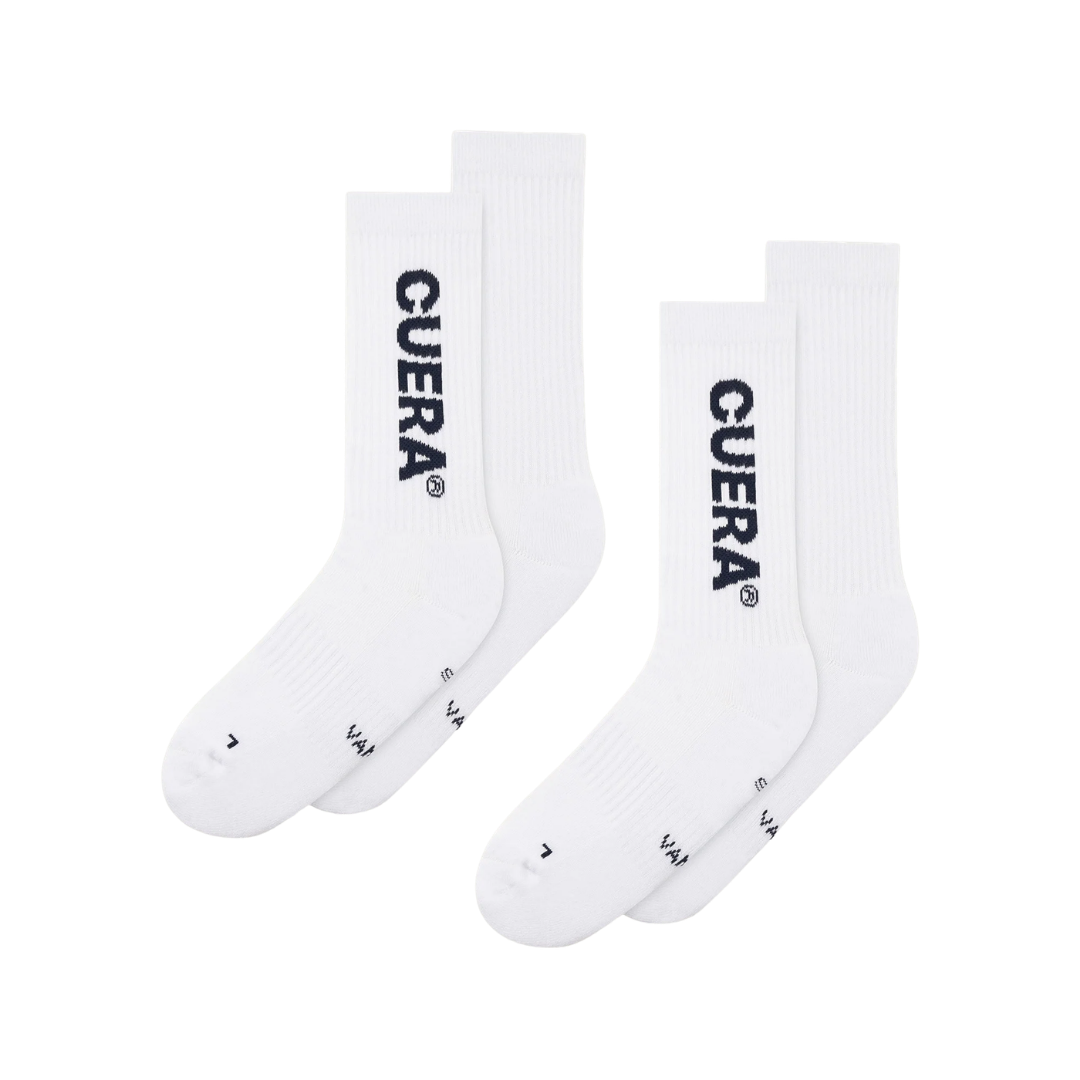 Cuera 2-pack Padel Socks - White/Navy