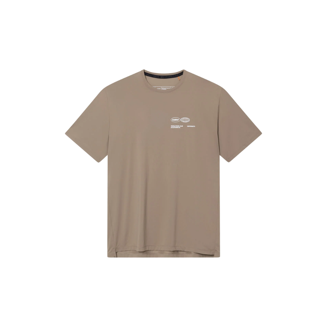 Cuera Oncourt Airy Logo t-shirt - Walnut