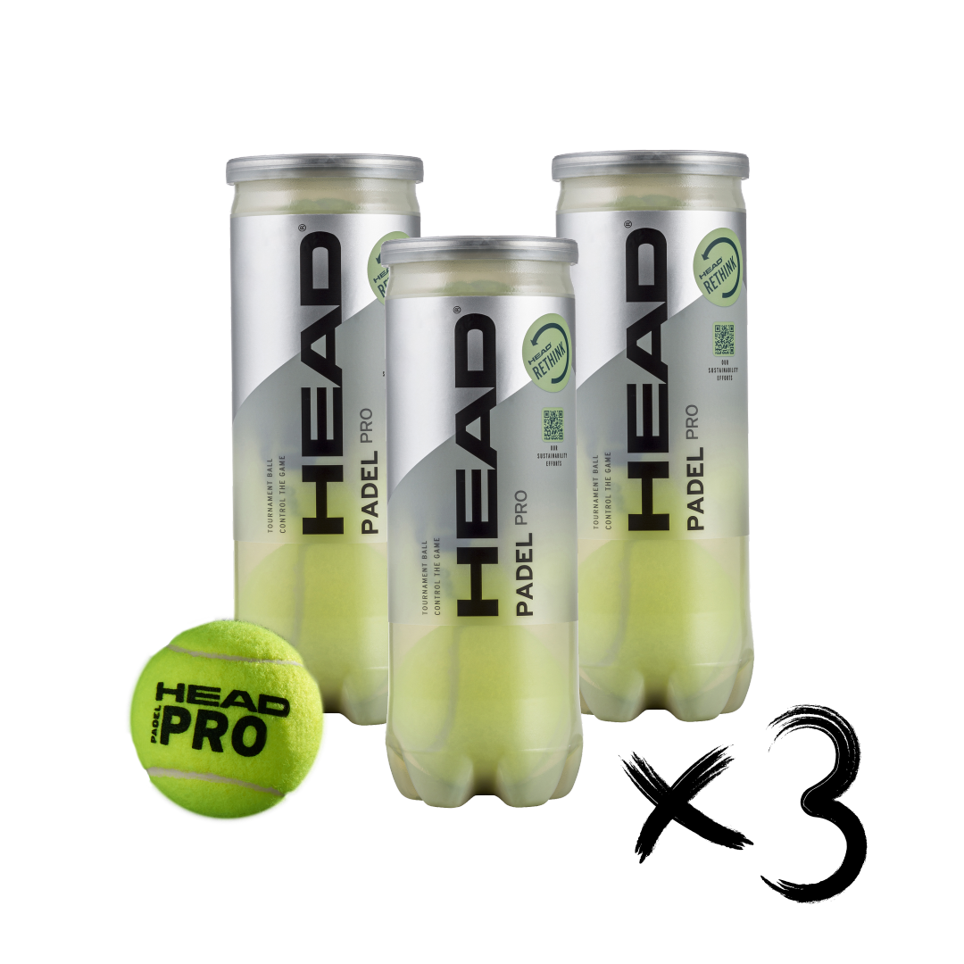 x3 Cans - Head Padel Pro Balls