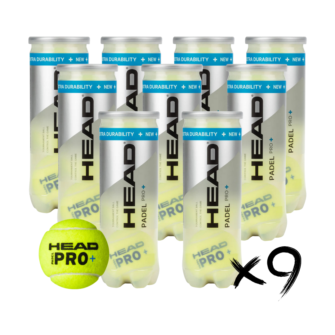x9 Cans - Head Padel Pro + Balls