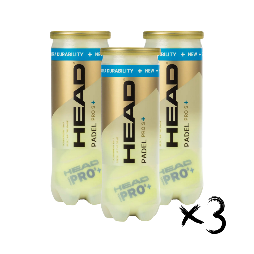 x3 Cans - Head Padel Pro S+ Balls