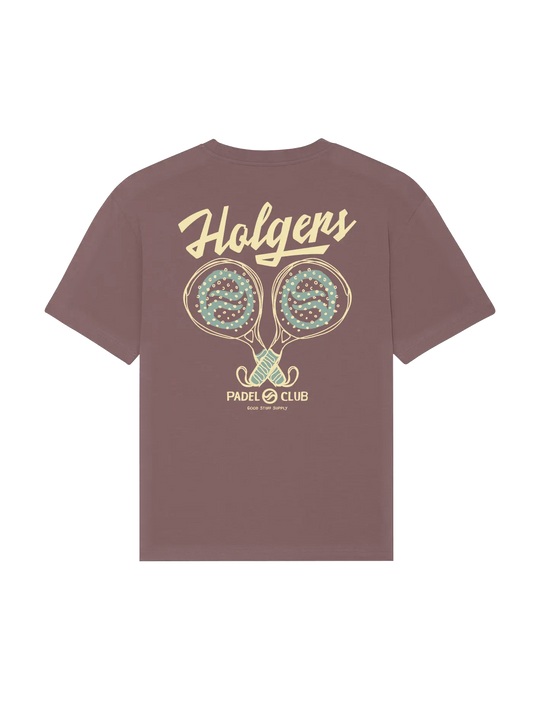 Holgers Cross Rackets T-Shirt Mauve
