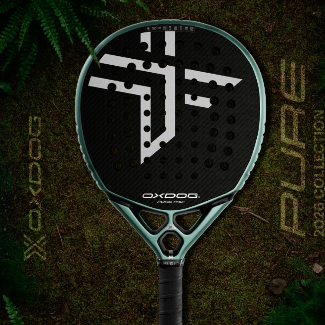 Oxdog Pure Pro+ 2026 padel racket - top view
