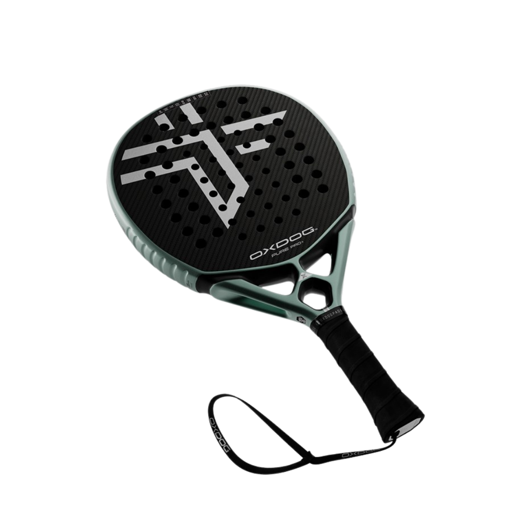 Oxdog Pure Pro+ 2026 padel racket - side view