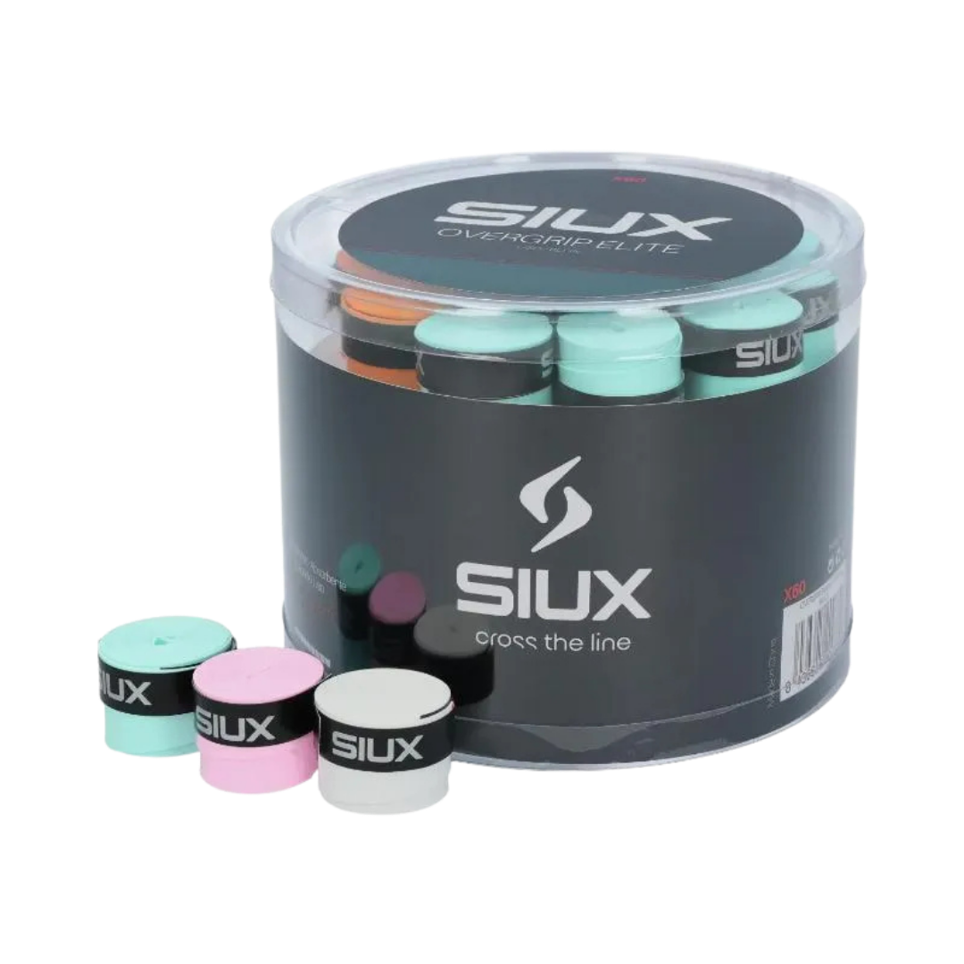 Siux Elite Multicolor Overgrips - Box 60 Units padel accessories — gallery view 2