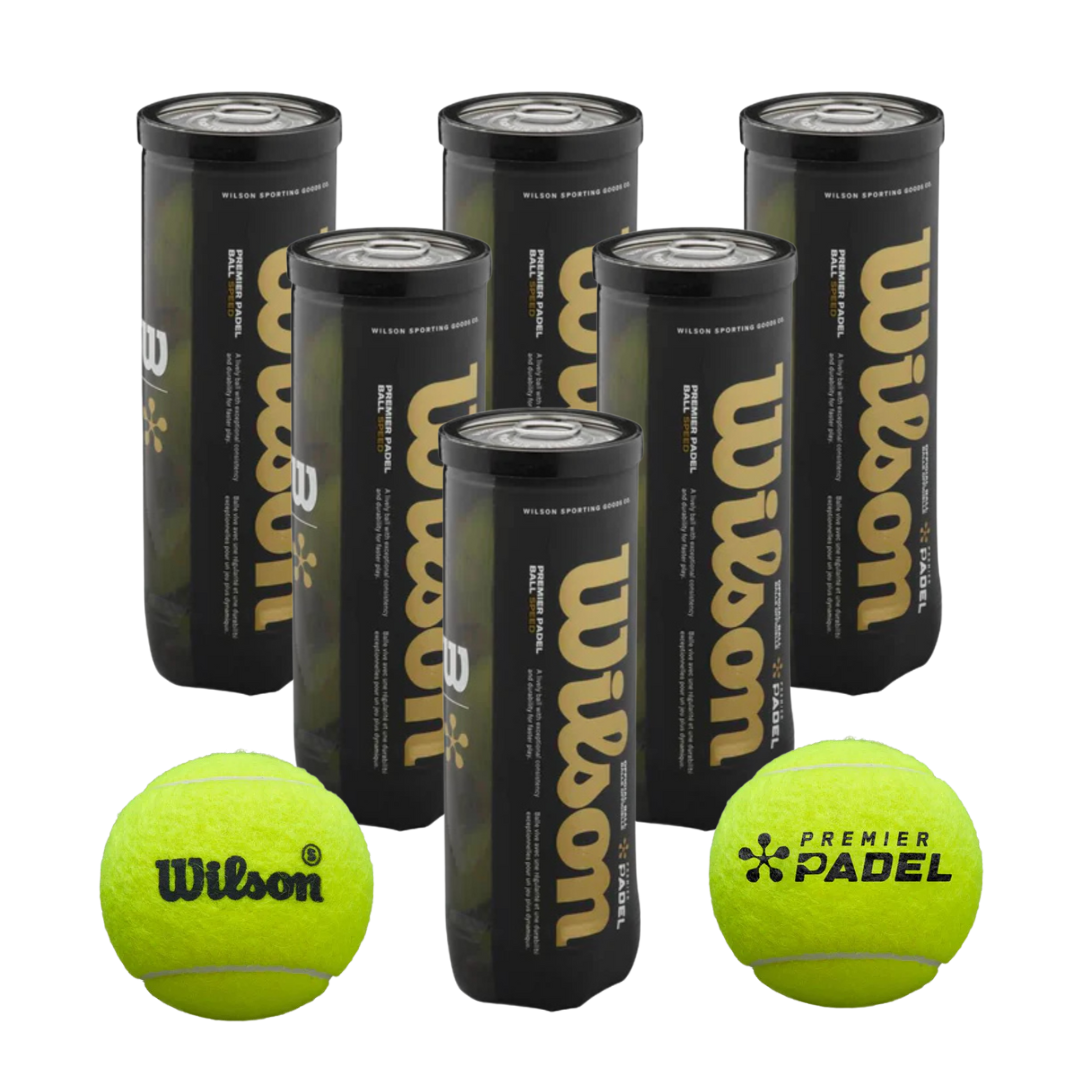 x6 Cans - Wilson Premier Padel Speed Balls