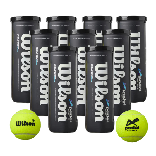 x9 Cans - Padel Australia X Wilson Premium Padel Balls