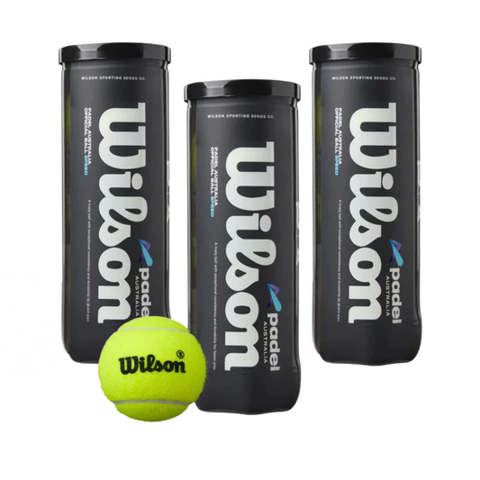 X3 Cans - Padel Australia X Wilson Premium Padel Balls