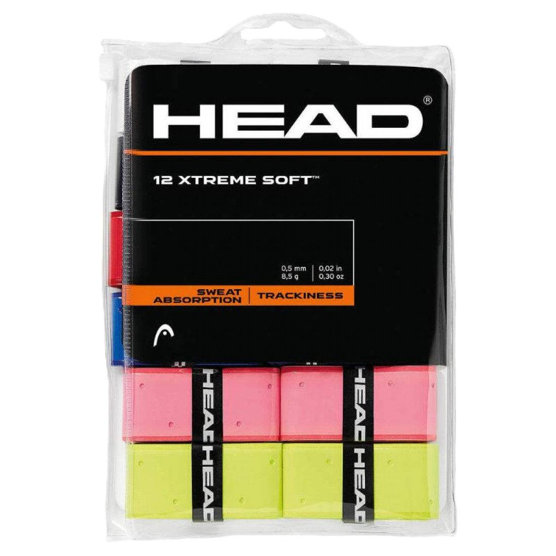 Head Xtreme Soft Multicolor grip blister (12 pack)