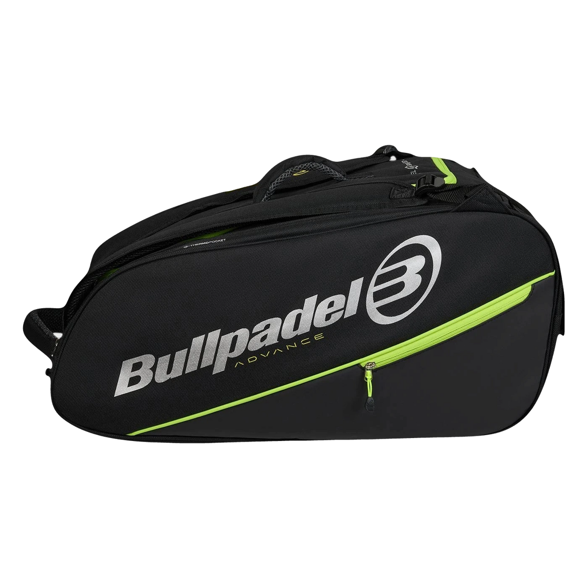 Bullpadel Advance Padel Bag 2026 - Black/Green, black and green — gallery view 3