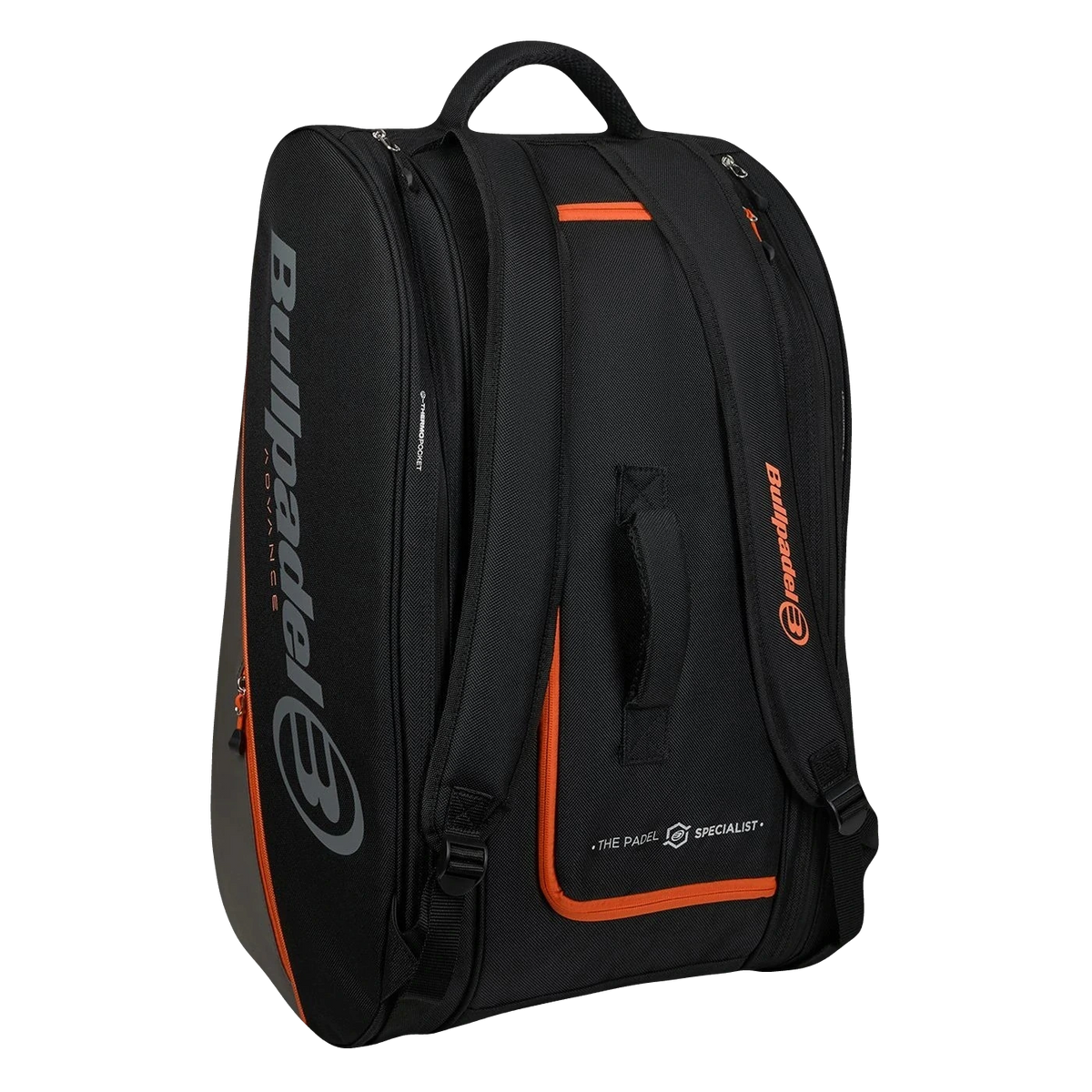 Bullpadel Advance Padel Bag 2026 - Black/Orange, black and orange — gallery view 2