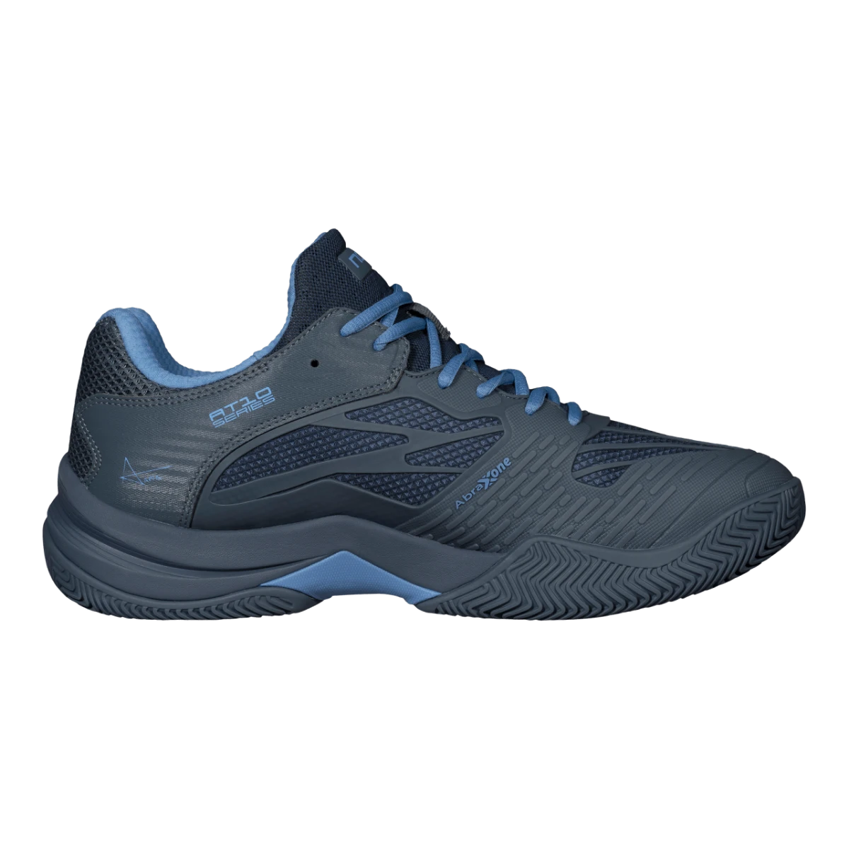 NOX AT10 LUX 2026 padel shoes Black/Blue, inner side view