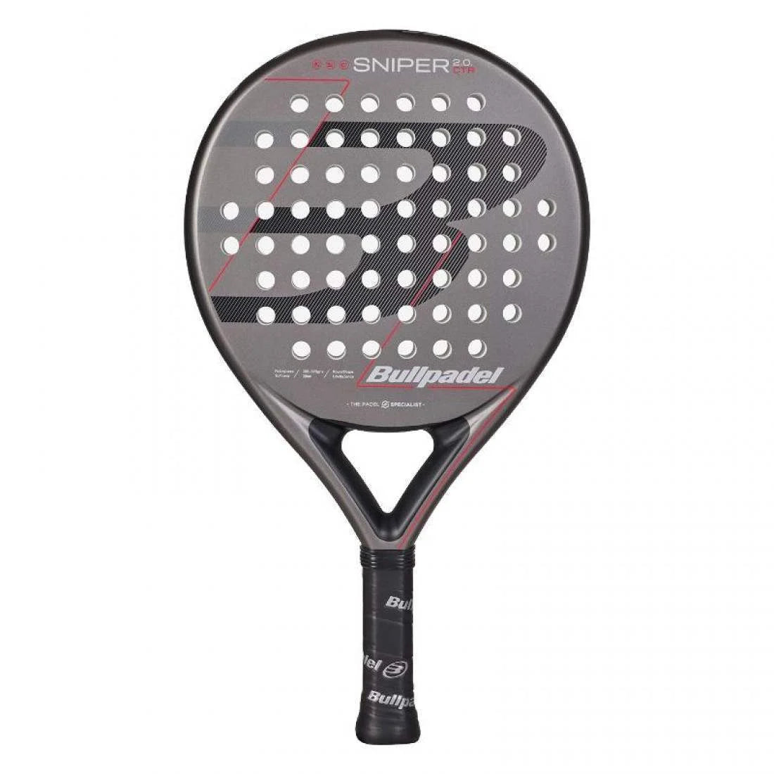 Bullpadel Sniper 2.0 Control 2026 - Grey